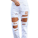 Destruct Glistening Ripped Jeans